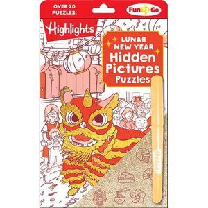 Lunar New Year Hidden Pictures Puzzles: Festive Lunar New Year Book for Kids Fea